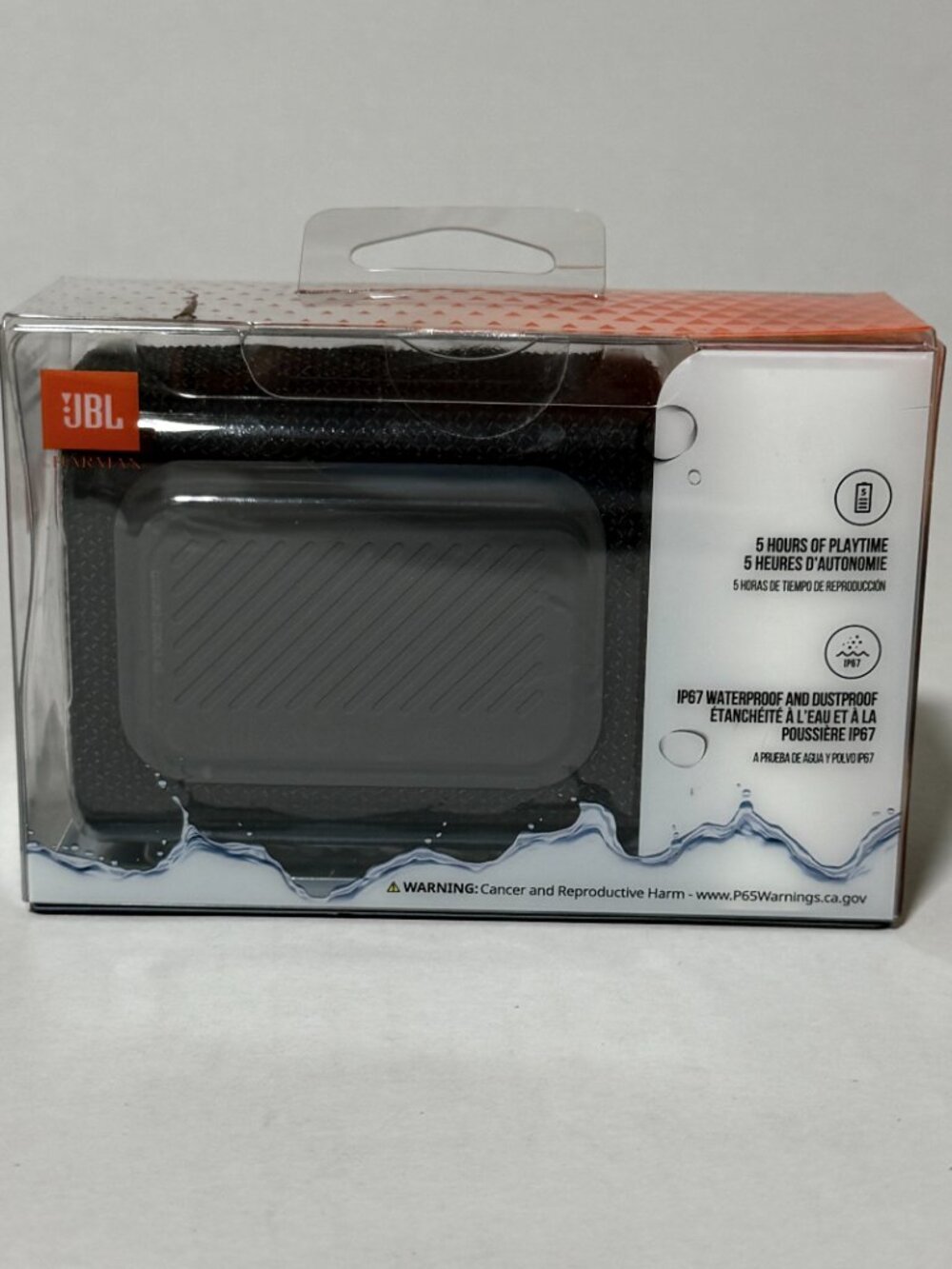 JBL - GO3 Portable Waterproof Wireless Speaker - Black - Picture 3 of 4